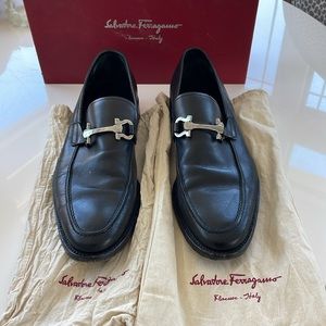 Salvatore Ferragamo Men’s Moccasins Black Size 12D
